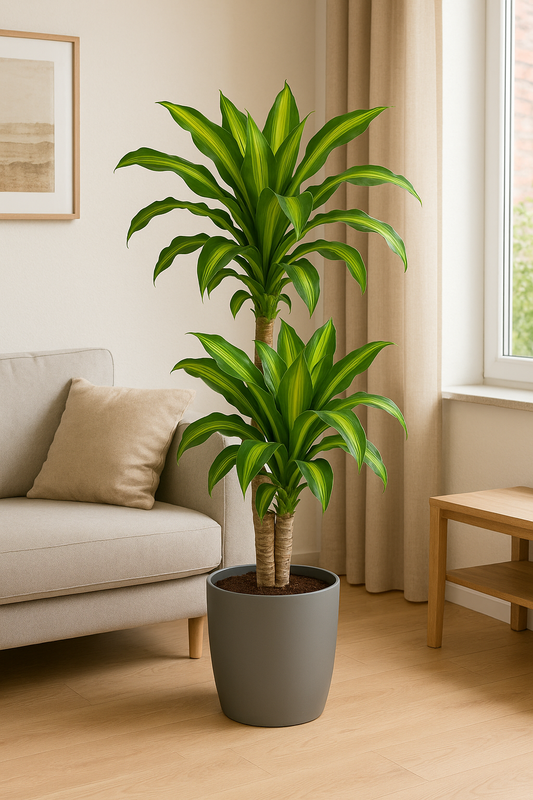 Dracaena Fragrans Massangeana Carrousel Ø30cm - ↕130 - 150cm